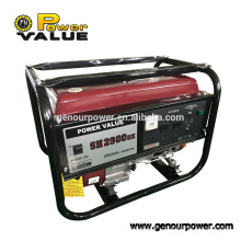 2kw Nennleistung powervalue Benzingenerator SH2900DX mit CE und Soncap Zertifikat